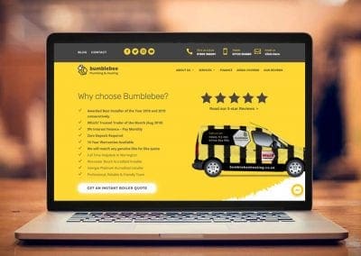 Bumblebee Heating Website